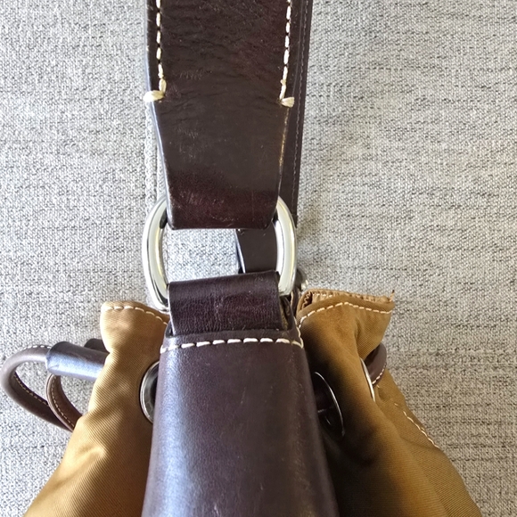 Dooney & Bourke Copper Wayfarer Drawstring Bucket Bag - Picture 5 of 8